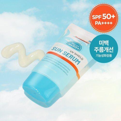 (1+1) Aloha Hawaii UV Shield Air Fit Sun Serum 60ml SPF50+ PA++++ / Non-whitening, moisturizing sunscreen sunblock_631373