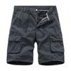 Мужские шорты карго летние модные повседневные прямые шорты с несколькими карманами бермуды спортивные брюки до колена