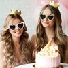 14 шт. Веселые дизайнерские очки Модные и универсальные Удобные в носке Вечеринка Фотография Необходимые Декоративные очки