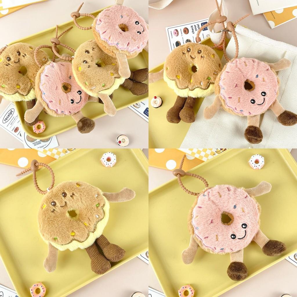 Stuffed Simulationdonut Plush Toy Dessert Doll Couple Keychain Birthday Gifts