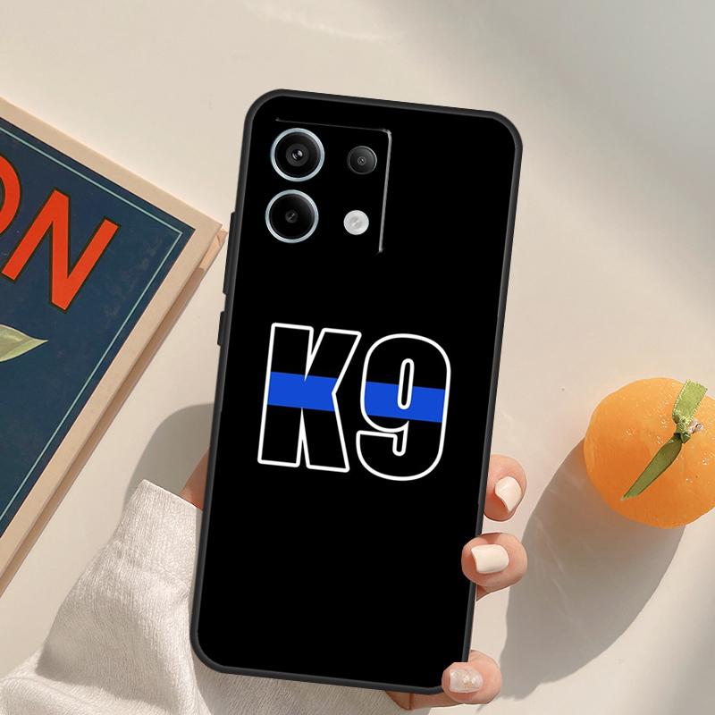 Полицейский флаг Тонкая синяя линия Чехол Для Xiaomi Redmi Note 14 Pro 9 10 11 12 13 Pro 10S 11S 12S Redmi 10C 12C 13C 14C