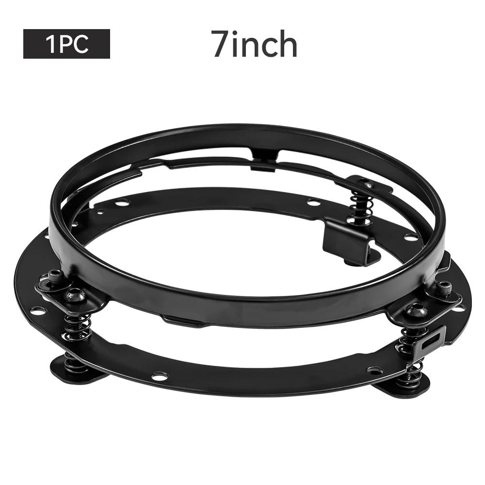 For 7'' Headlamp Mount Lamp Holder for Wrangler JK TJ Motorcycles 1PC/2PCS Mounting Bracket for 7 inch LED Headlight Ring