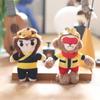 Cute Black Myth Sun Wukong Pendant Plush Toy Doll Monkey King Bag Hanging Keychain