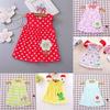 Newborn Baby Cotton Dress Regular Sleeveless A-Line Girl Dresses 0-24 Months