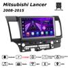 Автомобильная магнитола Android Car-Play для Mitsubishi Lancer 2008-2015 Мультимедийный плеер Головное устройство Стерео Навигация GPS BT WIFI, 8 ЯДЕР, 2+32 ГБ
