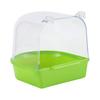 Easy To Clean Transparent Bird Bath Cage Convenient Bath Bathroom for Small Birds