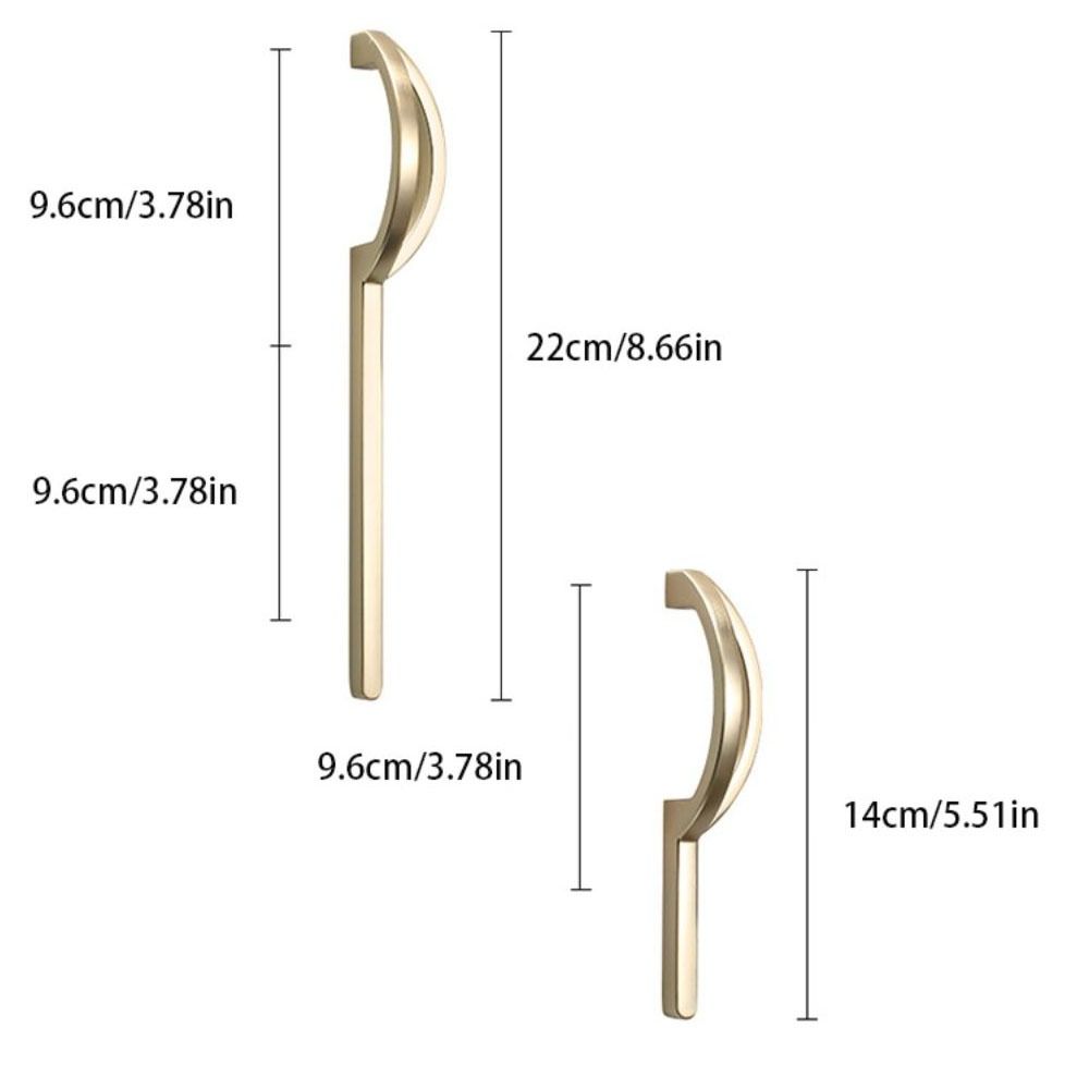Уникальный Дизайн Линии Золотые Ручки для Шкафа Золотые Удлиненные Ручки Дверцы Комода