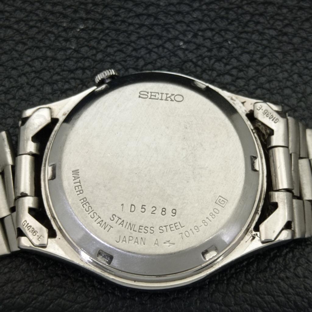 Б/У винтажные мужские часы SEIKO 5 AUTOMATIC 7019A из Японии с красным циферблатом a433456-2 R116-a433456