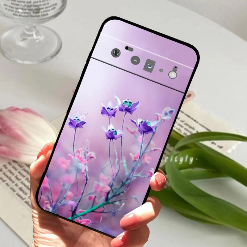 For Google Pixel 6 Pro 5G Case GF5KQ Soft Silicone TPU Phone Cover For GOOGLE PIXEL6 PRO Coque Shockproof Bumper Cute Animal