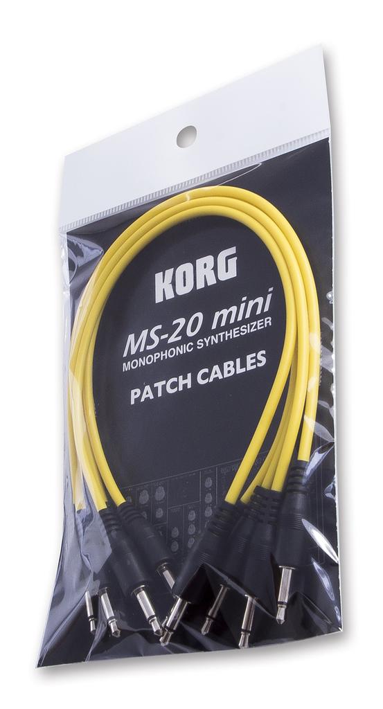 Комплект соединительных кабелей KORG 5 шт. желтый MS-CABLE-YL