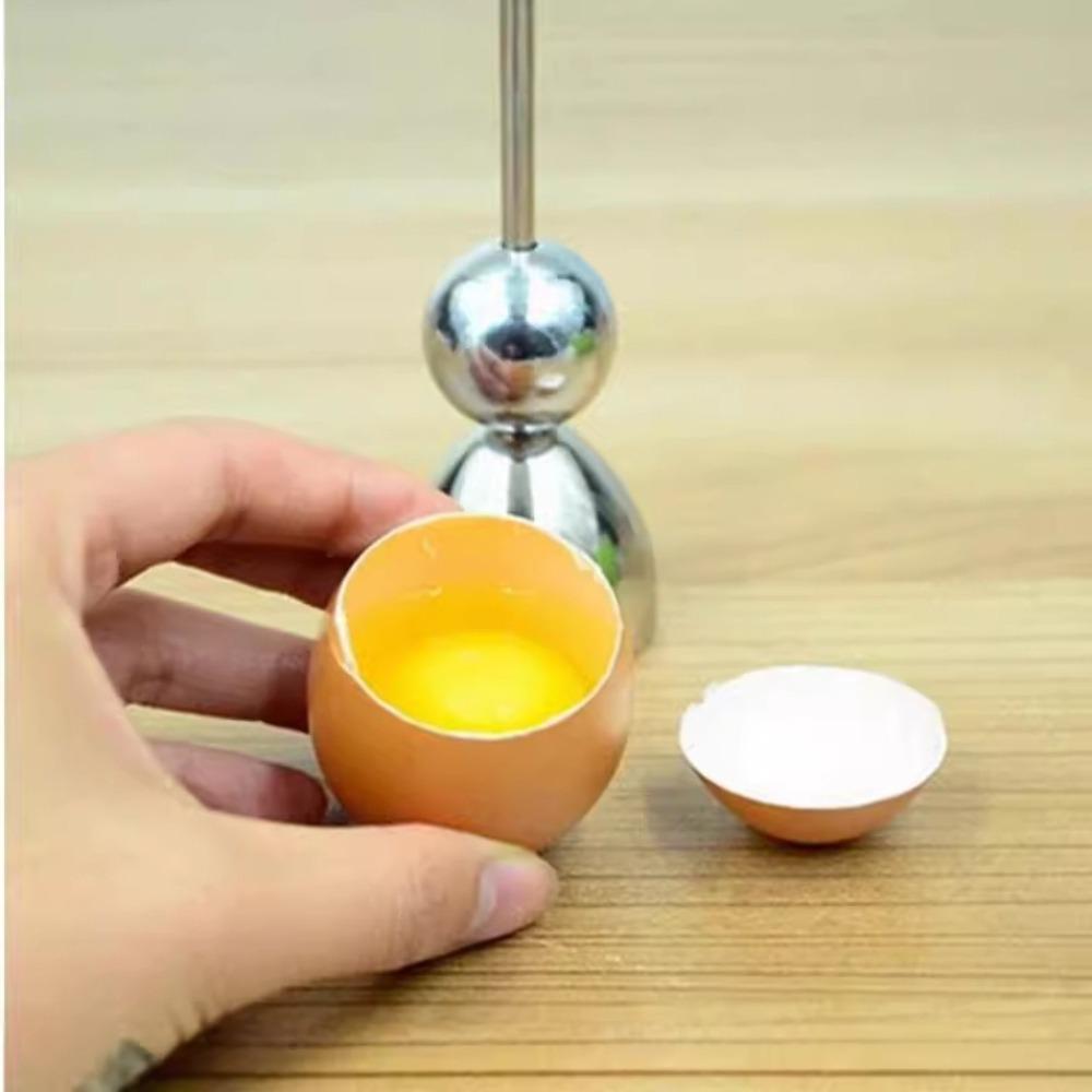 2 шт. Нержавеющая сталь Топпер для яиц Крэкер Практичный Венчик для яиц Открыватель для разбивания яиц Приготовление пищи
