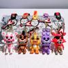 5 шт. Мультяшная Игровая Фигурка FNAF Медведь Фредди Фазбер Модель Игрушка Пять Ночей с Фредди Брелок Для Подарка