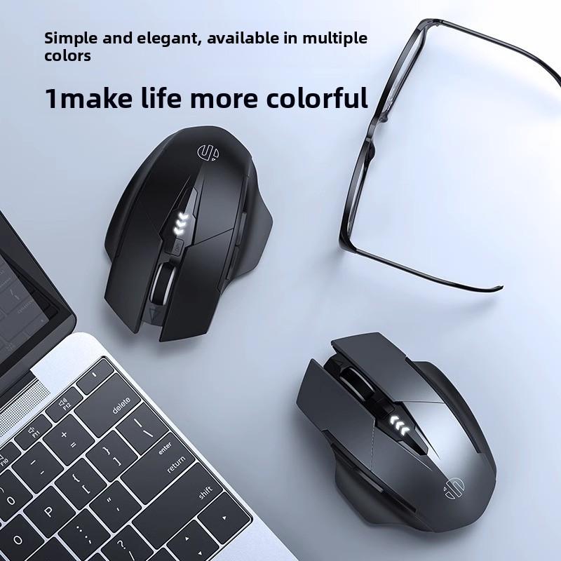Wireless Bluetooth Three-mode Mouse F1S Charging Silent Business Office Game Computer