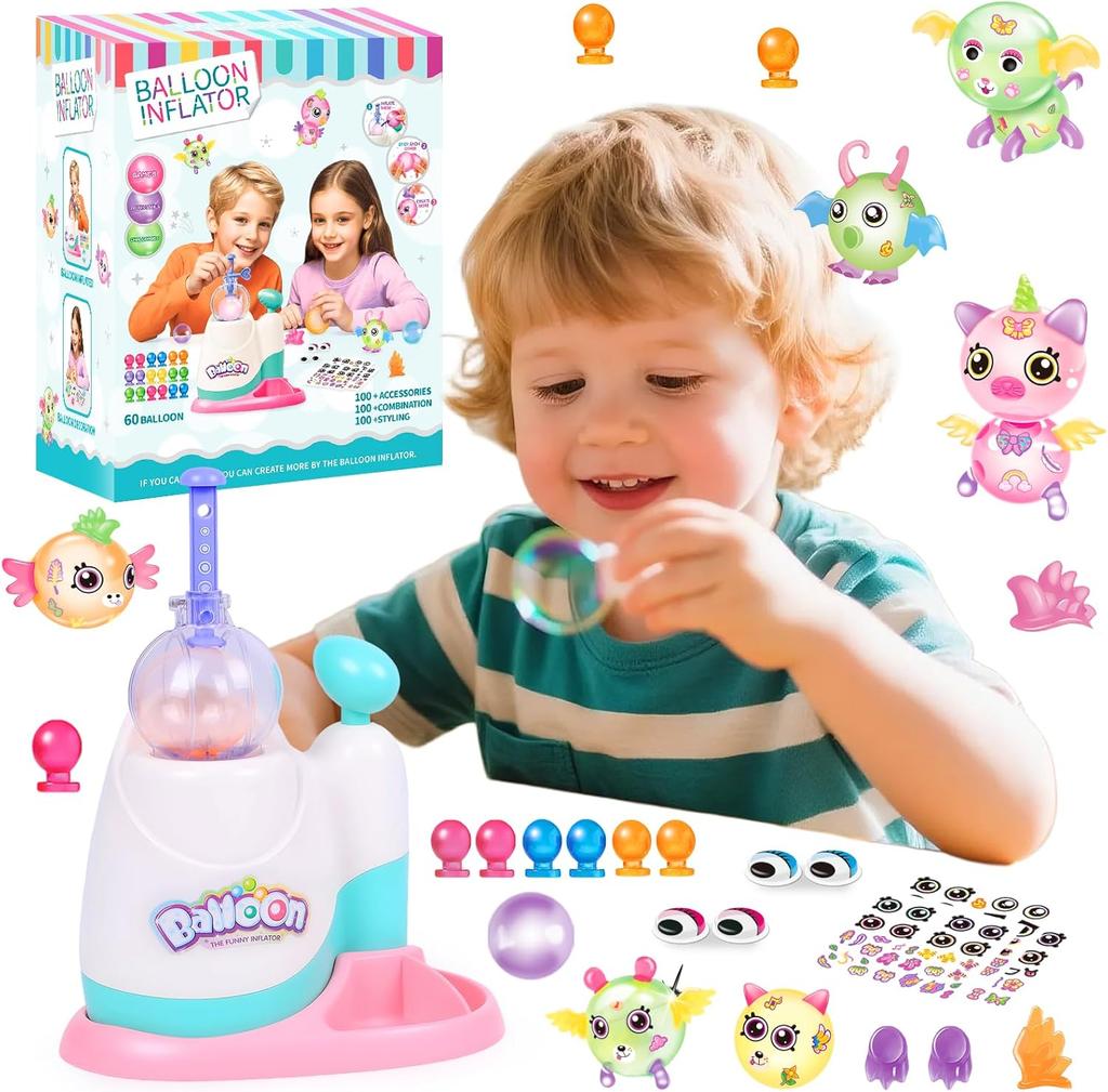 DIY Balloon Animal Kit Toys, Craft Kits for Kids, Make Your Own Magic Balloon, Arts & Crafts for 3 4 5 6 7 8 9 10 11 12 Year Boy