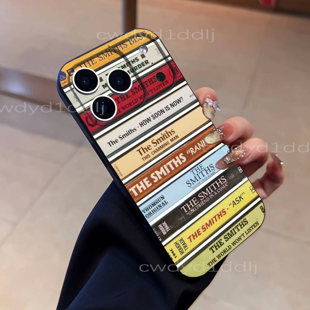 The S-Smiths The Queen Is Dead For iPhone 17,16,15,11,12,14,13 Pro Max Mini XS,XR,7 Plus 16E Air Soft Black Dustproof Phone Case