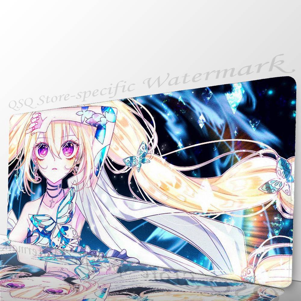 Хошина Утау Анимация S-shugo Chara Коврик для мыши Коврик для стола С подкладкой Игровые аксессуары Prime Gaming XXL Коврик для клавиатуры Коврик