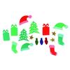 Foam Stickers Christmas 1.5 To 4.5cm 74 Pieces