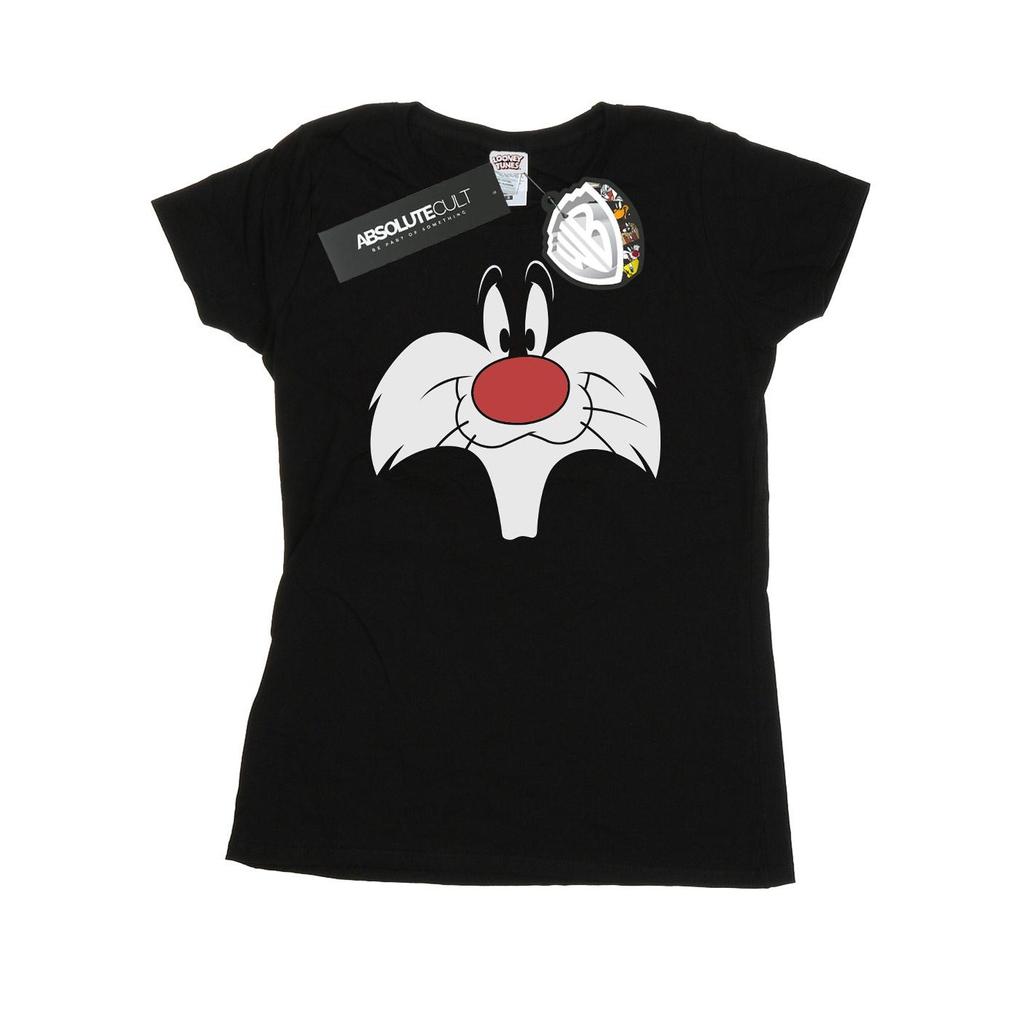 Looney Tunes Womens/Ladies Sylvester Big Face Cotton T-Shirt