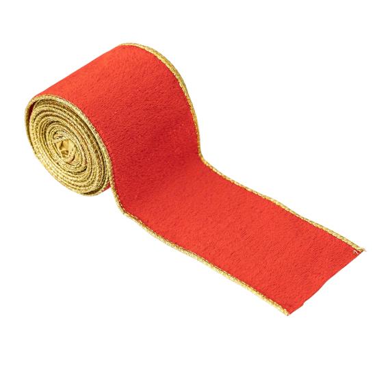 Christmas Ribbon Solid Color Polyester Craft Ribbon for Gift Wrapping Bows 5-Yard Holiday Decor DIY Projects Supplies