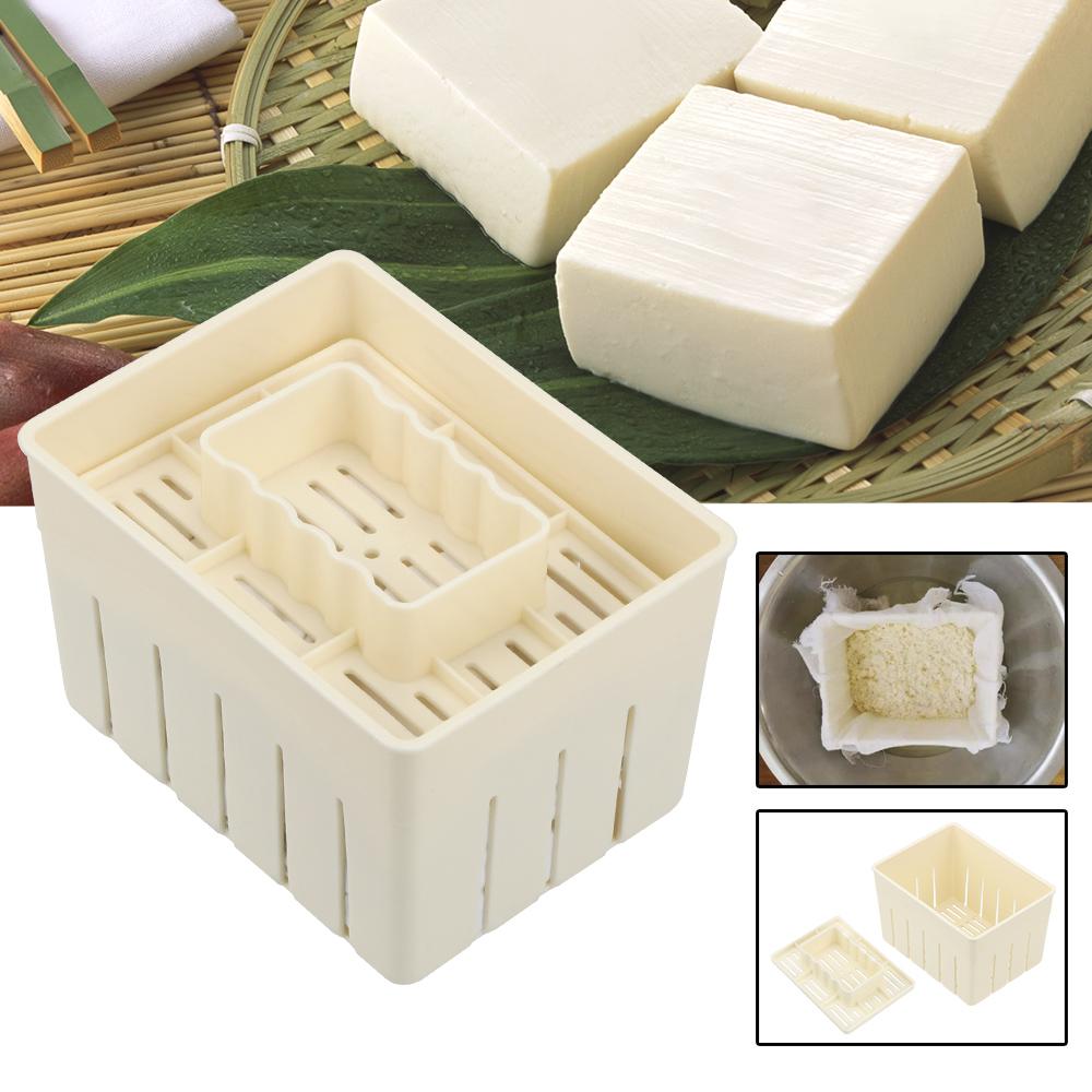 Соевый творог, форма для изготовления тофу, кухонный набор инструментов для приготовления пищи, кухонные гаджеты, сделай сам, форма для тофу, домашняя пластиковая пресс-форма для тофу
