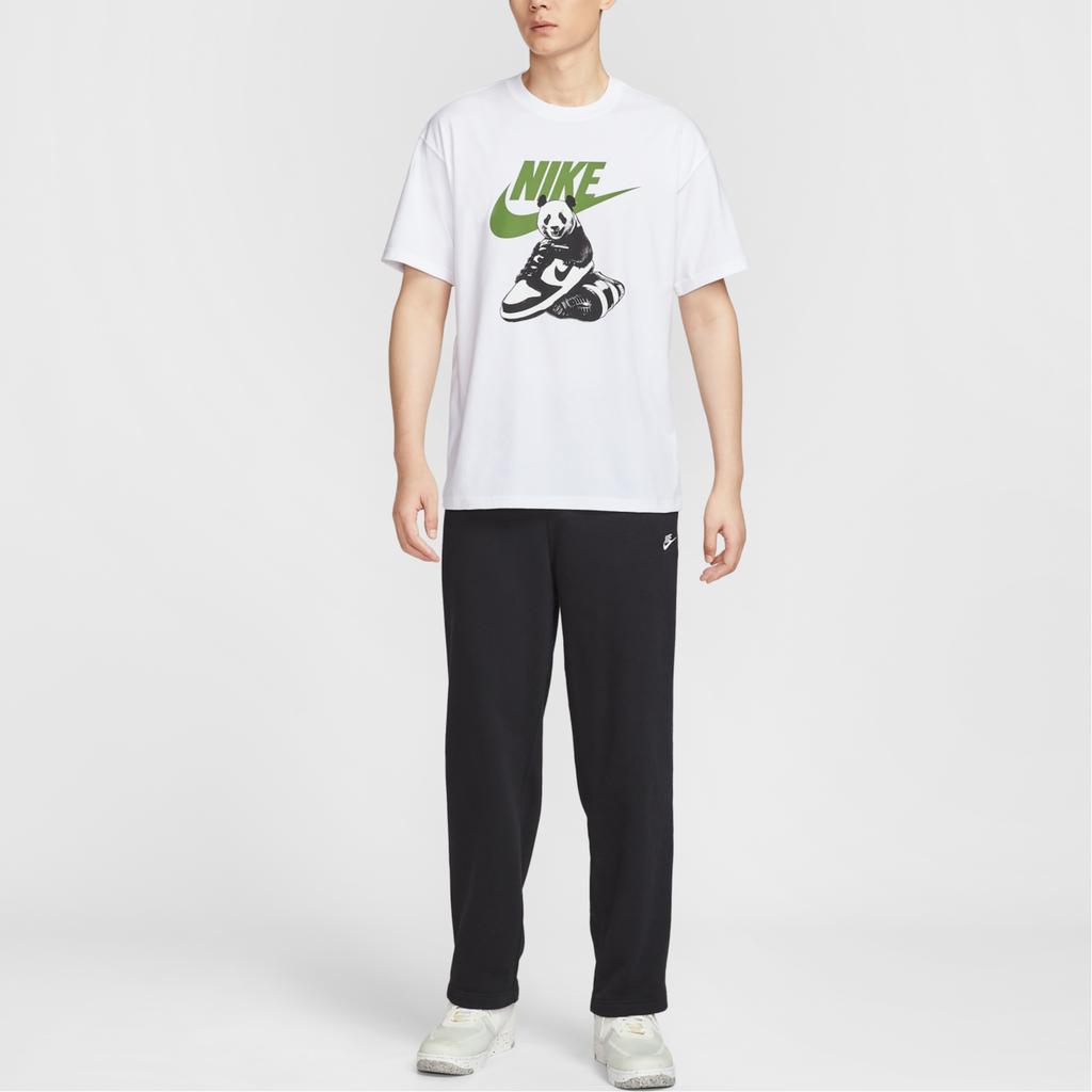 Nike Спортивная футболка с логотипом, круглым вырезом, приспущенным плечом и коротким рукавом, мужская HQ9245100