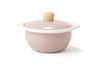 Fuji Enamel Cocotte, Cotton Series, Ash Pink, 15cm, CTN-15C.AP