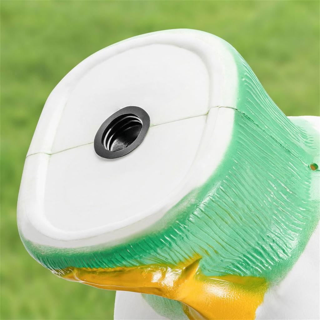 18 см Белый Гусь Садовый Декор Уникальный Открытый Садовый Ландшафт Статуя Животного для Украшения Дома Фигурки Животных Подарок