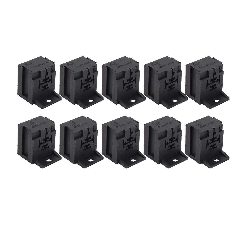 10 шт. 5P 40A релейный разъем с 50 шт. клеммами для автомобильных сигнализаций, фар, дистанционного запуска