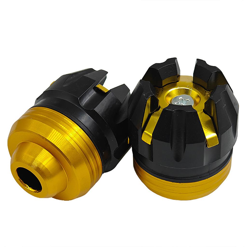 Универсальные защитные чашки для передней вилки мотоцикла, алюминиевые ударопрочные буферные чашки, простая установка для безопасной езды