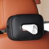 Easy Install Car Tissue Box Holder PU Leather Center Console Organizer  Road Trip