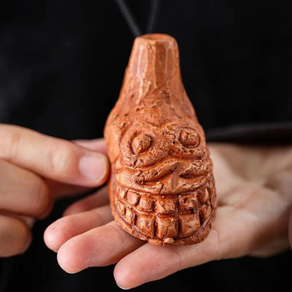 Authentic Aztec Death Whistle High Decibel Loud Real Scream Halloween Scream Whistle Creative Vocalized Scream Whistle