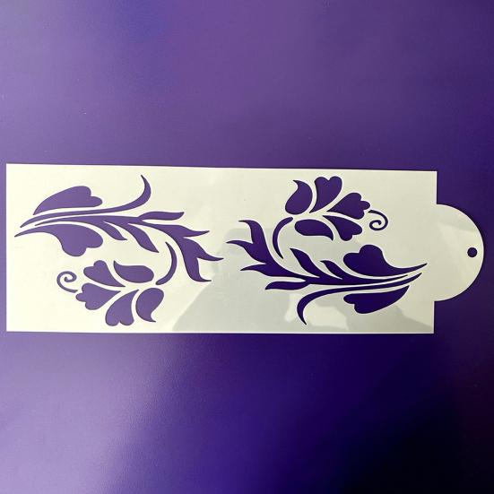 16 шт ПЭТ трафареты для торта с антипригарным покрытием уникальный домашний коврик для украшения ресторана