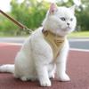 Товары для прогулок на улице для кошек и щенков Модный набор шлейки и поводка для домашних животных для маленьких собак, кошек Прочные шлейки для котят