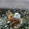 Landscape Owl Doll Resin Fairy Home Garden DIY Decor Micro Ornaments Decoration