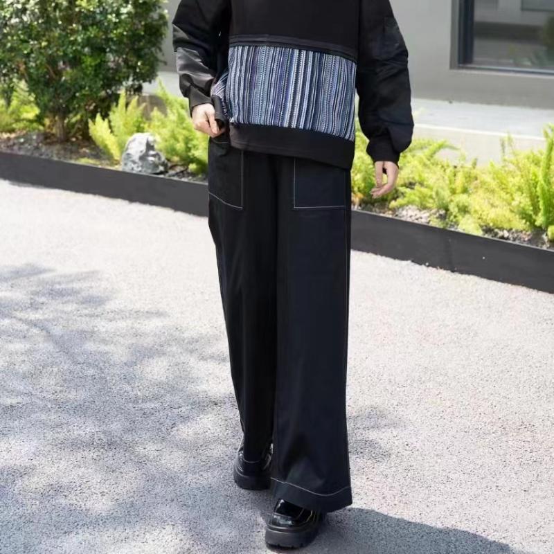 High Elastic Waist Solid Color Long Wide Leg Denim Pants Women Fashion Tide 2025 Spring Autumn New Jeans One Size Office Lady Jean