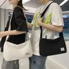 2023 New Street Style Canvas Bag Women Men Large Capacity Shoulder Bag