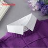 XS-M Casual Fake Collar Shirt for Children False Collar Removable Blouse Half Shirt Kids Lapel Detachable Boys Faux Col