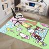 Office Rug Hello Kitty, Picnic Anti-Slip Rug, Machine Washable for Living Room, Bedroom, Office, Multiple Sizes, Bedroom Mat, Decorative Mat, Durable