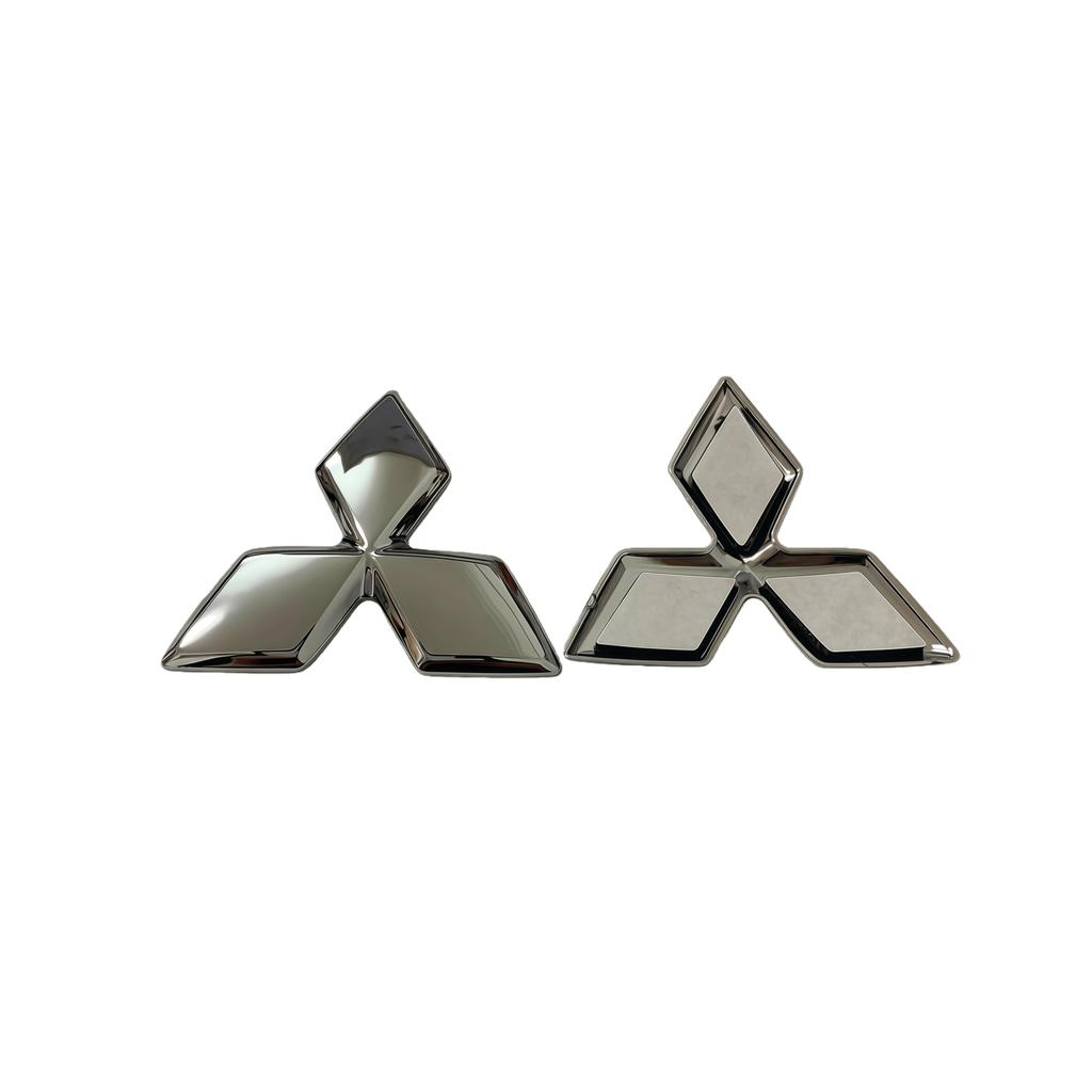 47mm Car ABS Car Steering Wheel Center Stickers for Mitsubishi Lancer EX Galant ASX Outlander Pajero Eclipse Badge Accessories