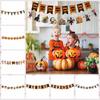 Hanging Happy Halloween Paper Banner Paper Pumpkin Letter Flag  Haunted House