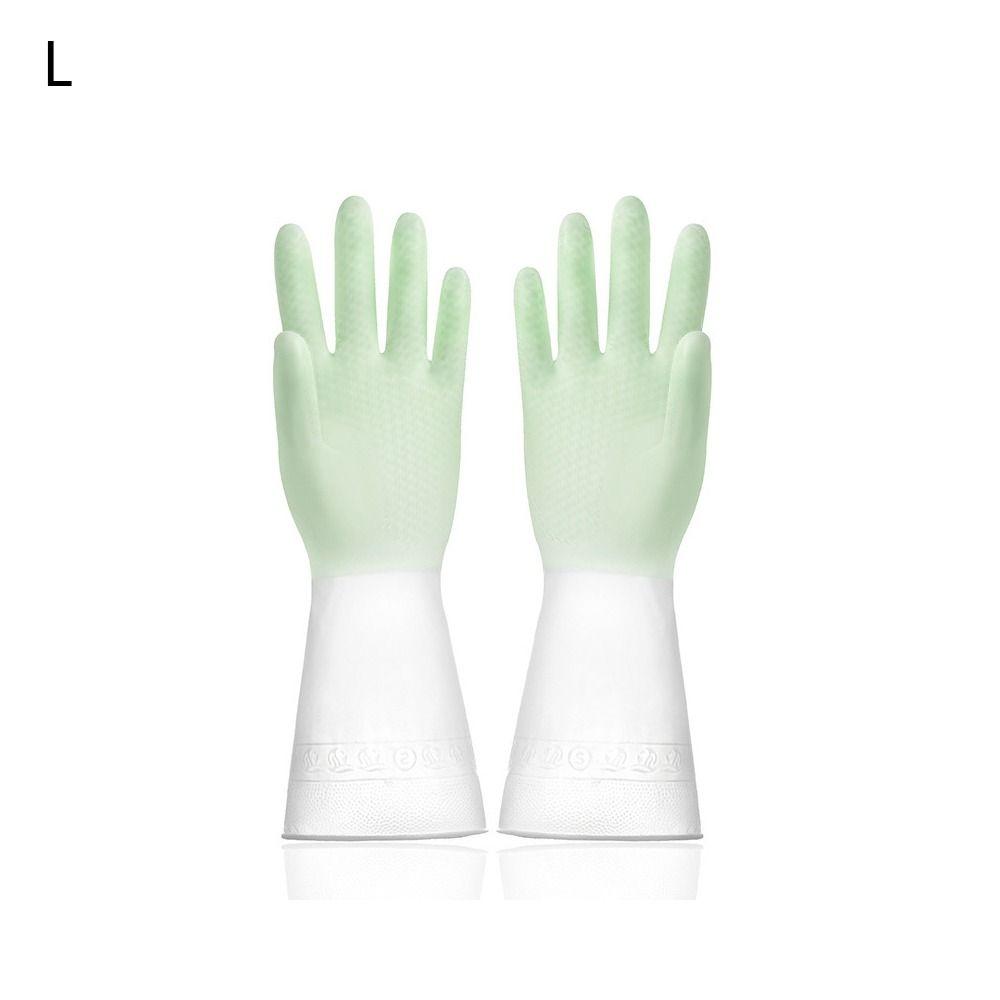 Durable Household Cleaning Gloves Anti-slip Rubber Gloves Gifts Kitchen Dishwashing Gloves