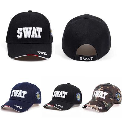 Спортивная Мода SWAT Вышивка Буквами Snapback Кепка Унисекс Весна и Осень Уличная Регулируемая Повседневная Кепка Бейсболка