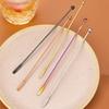 5Pcs Metal Cocktail Stirrers Made of High-Quality 304 Stainless Steel Suitable for Coffee And Beverage Mixing Ideal for Home