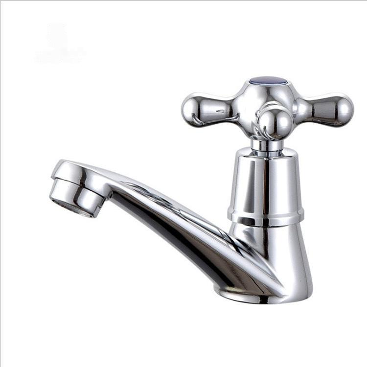 Alloy Washbasin Desktop 20MM Single Hole Quick Opening Faucet Washbasin Vertical Single Cooling Faucet Bathroom Faucet