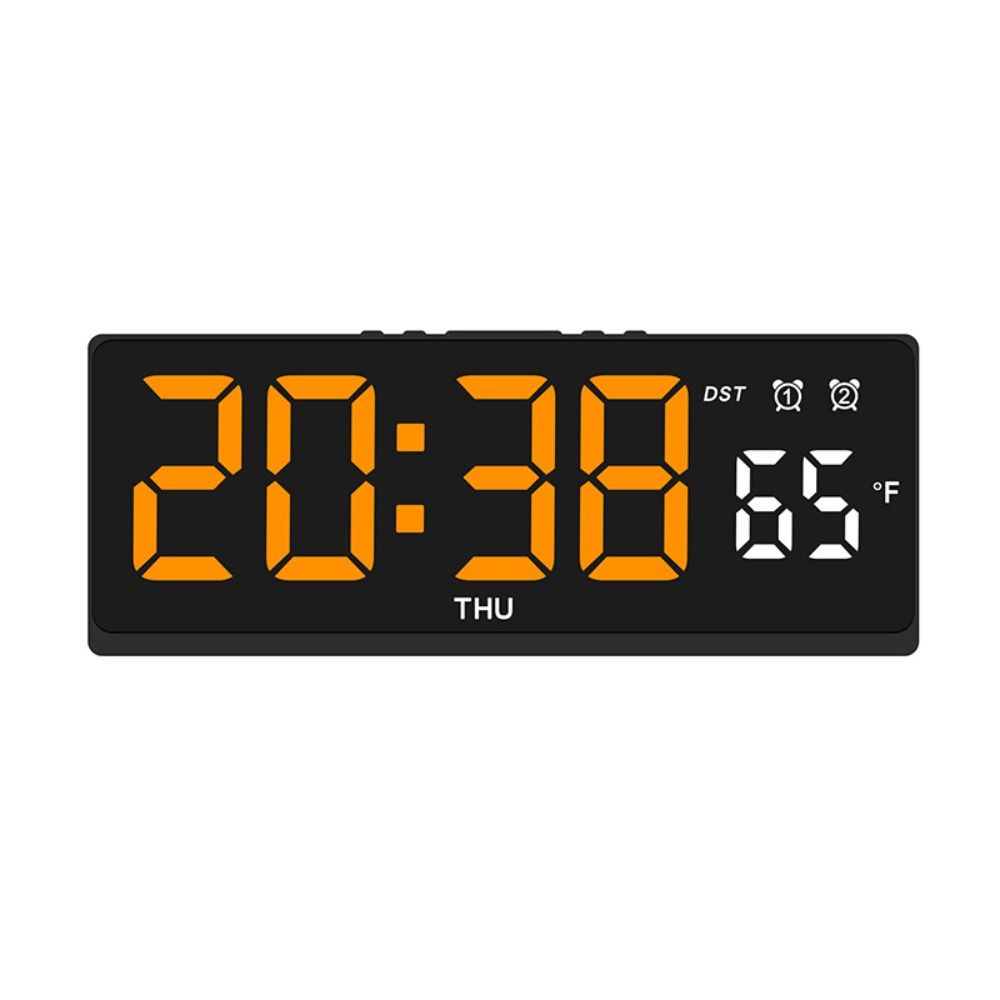 Многофункциональные цифровые светодиодные часы с дисплеем температуры, настольные часы, новые электронные настенные часы