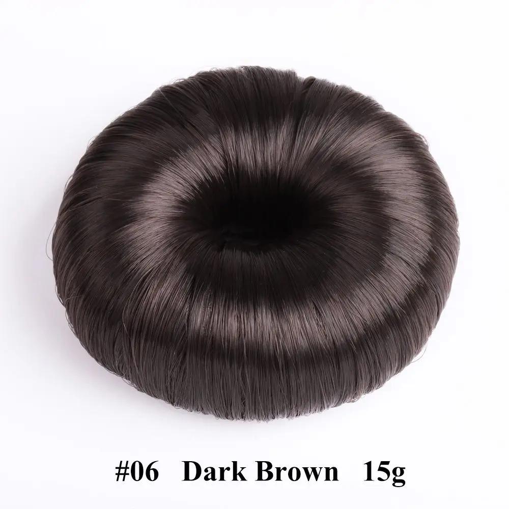 Fashion Elegant Black Hair Wig Hair Clip Brown Hair Styling Tools Hair Donut Shaper Bun Maker Hair Ring DIY