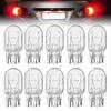 10PCS Signal Lights Clear Glass DRL Running Lights Turn Stop Signal Brake Tail Light Bulbs T20 7443/7440 Signal Lamp Accessories