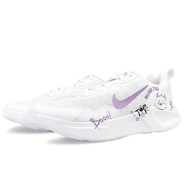Nike Повседневные низкие кроссовки для бега Wearallday Женские Фиолетовый Белый CJ1677-100(Команда40-)