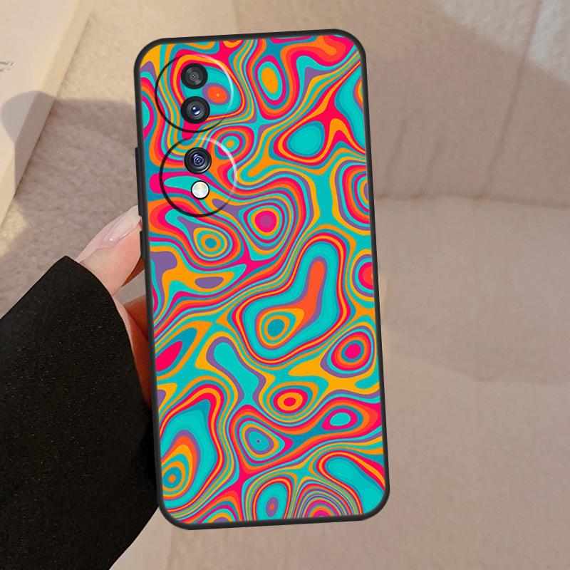 Vintage Ornament For Honor 90 70 50 Lite Magic 5 Pro 8X 9X Phone Case For Honor X8a X9a X7a X6a X9 X7 X8 X9b