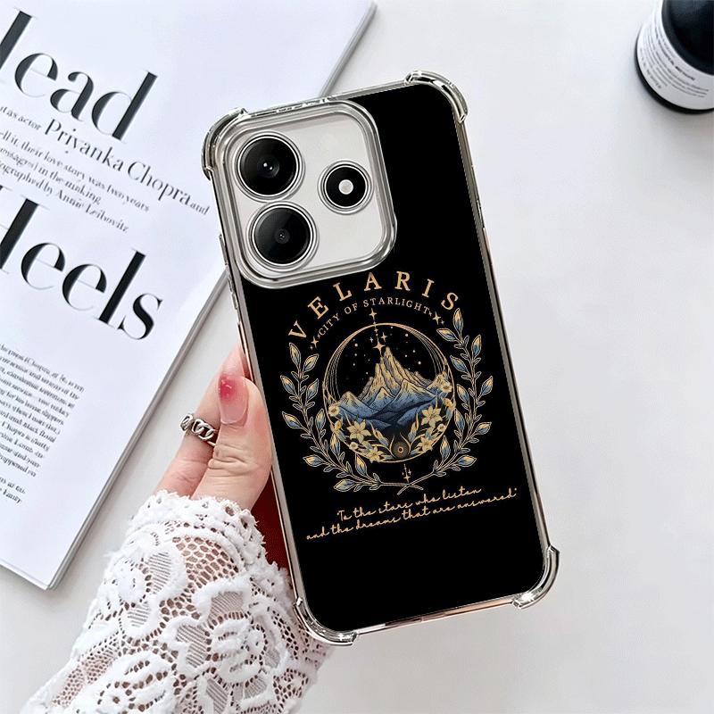 Чехол для телефона с покрытием Velaris City из серии «Двор тумана и ярости» для Xiaomi Redmi Note 14 15 Pro Plus 13 12 11 11S 11T 10 9S 9 5G, противоударный